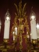 16 Light 2 Tiers Gold Bronze Mat Chandelier Vintage Lamp Antique Old Ancient Chandeliers, Fixtures, Sconces photo 1