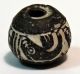 Pre - Columbian Black Leaping Fish Bead.  Guaranteed Authentic. The Americas photo 1