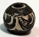 Pre - Columbian Black Leaping Fish Bead.  Guaranteed Authentic. The Americas photo 2