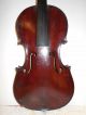 Vintage Old Antique 1pc Curly Maple Back Full Size Violin - String photo 4