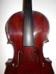 Vintage Old Antique 1pc Curly Maple Back Full Size Violin - String photo 5