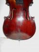 Vintage Old Antique 1pc Curly Maple Back Full Size Violin - String photo 6