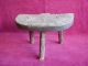 19th C.  Rare Antique Primitive Farmhouse Milk Stool Wood Antique Farm Tool L@@k Primitives photo 3