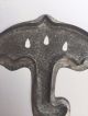 Antique Tin Folk Art Rare Metal Umbrella With Rain Drops Cookie Cutter Primitives photo 2