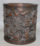 1200g Ancient Chinese Old Wood Handwork Carvd Brush Pot Brush Pots photo 1
