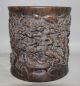 1200g Ancient Chinese Old Wood Handwork Carvd Brush Pot Brush Pots photo 3