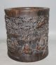 1200g Ancient Chinese Old Wood Handwork Carvd Brush Pot Brush Pots photo 4