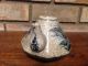 Rare Unique Antique Very Old Porcelain Pottery Ceramic Dragon Fly Teapot Blauw Teapots photo 2