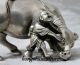 Chinese Folk Culture Handmade Silver Bronze Statue Bull Cowhand Boy Sculpture Other Antique Chinese Statues photo 1