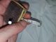 Antique Figural Basket Sewing Tape Measure Celluloid Plastic Germany German Tools, Scissors & Measures photo 4