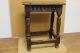 Very Rare 17th C Pilgrim Joint Stool In Oak Carved Aprons And Legs Primitives photo 2