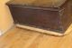 Rare Pilgrim Period 17th C Carved English Bible Box Or Desk Box In Old Surface Primitives photo 1
