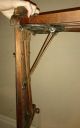 Vintage Wall Mount Wood 8 Arm Folding Clothes Drying Rack By American 34 