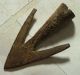 Rare Ancient Roman Weapon Javelin Arrowhead Swallowtail Bolt Head Barbed Blade Roman photo 2