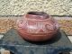 Mexico Aztec Design Footed Olla Vase Vessel Red Clay Carved Design Unknown Native American photo 3