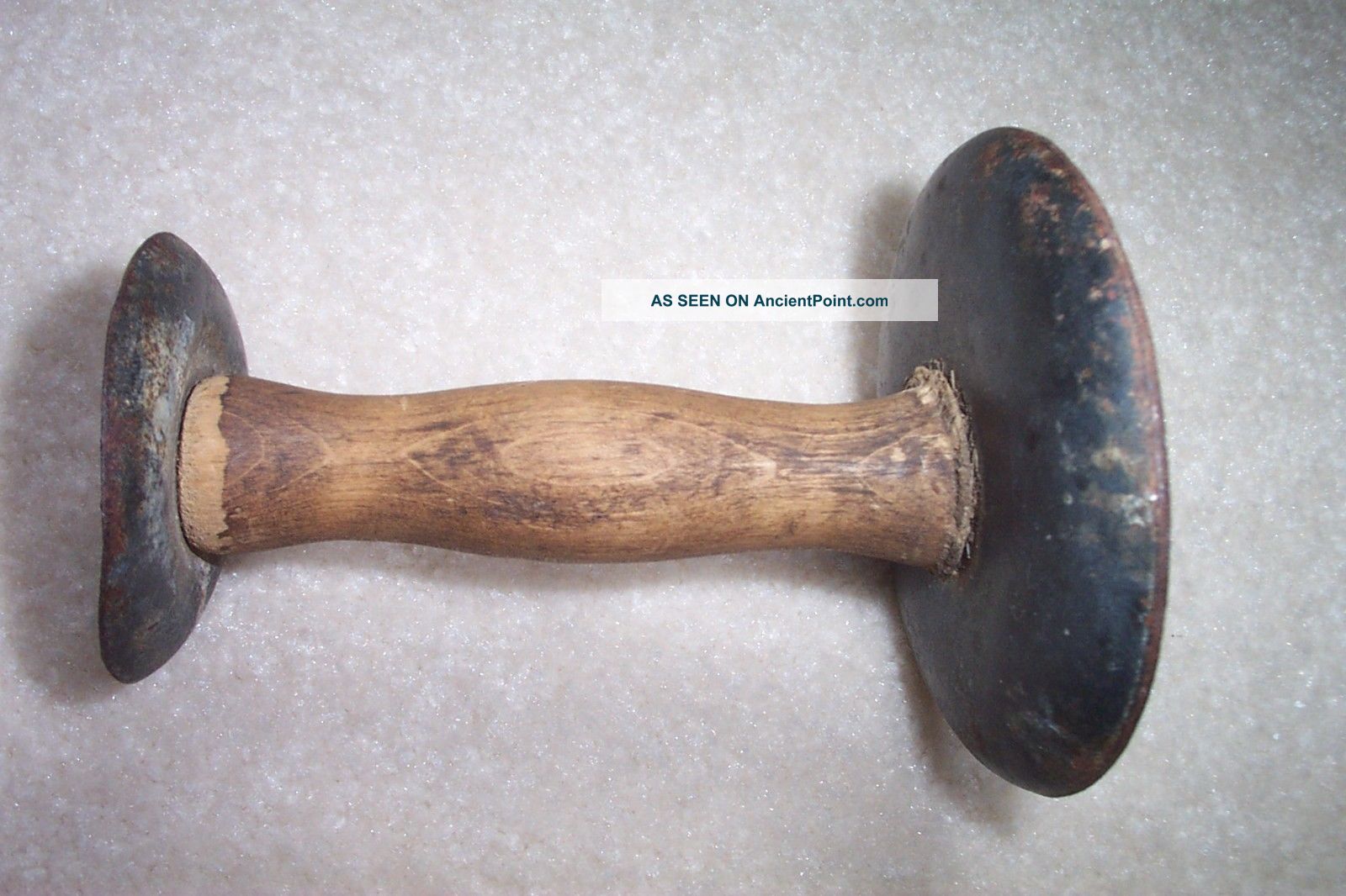 Vtg Antique Double Sided Hog Scraper Old Farm Butchering Tool 4 1/2 