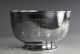 Old Chinese Silver Footed Bowl With Inscription Plates photo 3