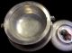 Vintage Manning Bowman - Covered Container W/tray - Semi - Precious Stone Handles - Rare Metalware photo 9