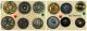 Antique Victorian Paris Back Metal Picture Buttons Buttons photo 2