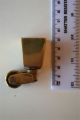Good Quality Brass Furniture Castor Cushion Foot Antique Caster Wheel C9 Other Antique Hardware photo 1