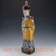 Chinese Handwork Painted Ceramics Heyday Emperor Statue Other Antique Chinese Statues photo 6