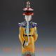 Chinese Handwork Painted Ceramics Heyday Emperor Statue Other Antique Chinese Statues photo 8