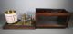 Good Mahogany Cased Small Marine Barograph In Order C.  1920 Other Antique Science Equip photo 1