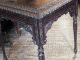 Rare Antique Victorian Old Moorish 1880s Hand Carved Lamp Table Stand 1800-1899 photo 1