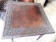 Rare Antique Victorian Old Moorish 1880s Hand Carved Lamp Table Stand 1800-1899 photo 3
