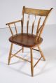 B359 Early American Arrow Back Arm Chair 1900-1950 photo 7
