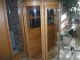 Antique Curved Glass Oak China Cabinet,  Local Only - Chicago Sw Suburb Burrridge 1900-1950 photo 1