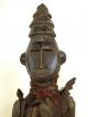 Burkina Faso: Old And Rare Tribal African Dogon Staff Figure. Sculptures & Statues photo 1