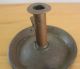 Antique Brass Push Up Chamberstick Candleholder/late 1700s Or Early 1800s Metalware photo 4