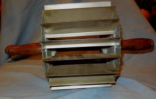 Pat Feb 1907 Large Metal Miller Bun Divider For Bakery From Milwaukee,  Wis photo