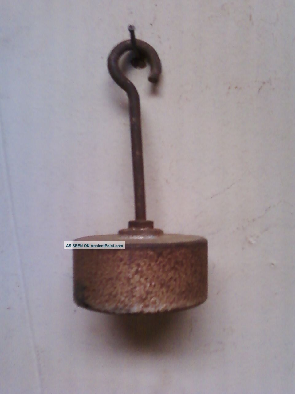 Antique/vtg Cast Metal/iron Hang Hook Scale Weight Platform Balance Counter Top Scales photo