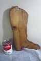 Vintage Antique Primitive Cowboy Boot Folk Art Wood Sign Kansas City Buck - A - Roo Primitives photo 3