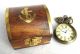 Collectible Antique Finish Brass Replica Marine & Maritime Pocket Watch W Box Other Maritime Antiques photo 4