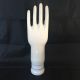 Vintage Large Porcelain Glove Form Vintage Ceramic White Hand Mold General 9 15 Industrial Molds photo 3