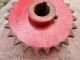 Vintage Metal Industrial Gear Sprocket Cog Spiked Edge Machine Age Rustic Other Mercantile Antiques photo 4