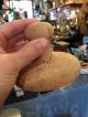 Vintage American Eagle Wooden Butter Pat Primitives photo 2