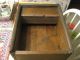 Dated 1788 With Intials Cfd Sliding Lid Box With Blue Paint With Till Primitives photo 1
