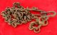 1800 ' S Antique Huge Wrought Chain With Hook Primitives photo 1