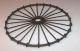 Antique Early American Hand Made Wheel Form Twisted Wire Hot Plate Trivet 6 Inch Trivets photo 4