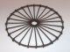 Antique Early American Hand Made Wheel Form Twisted Wire Hot Plate Trivet 6 Inch Trivets photo 5