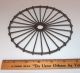 Antique Early American Hand Made Wheel Form Twisted Wire Hot Plate Trivet 6 Inch Trivets photo 6