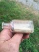 Rare Attic Find Antique Blown Embossed With Label Texas Wonder Medicine Bottle Quack Medicine photo 1