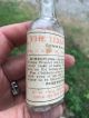 Rare Attic Find Antique Blown Embossed With Label Texas Wonder Medicine Bottle Quack Medicine photo 2