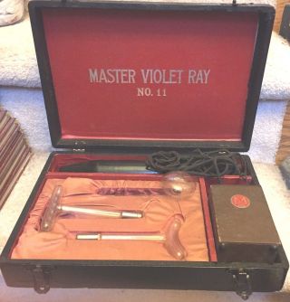 Antique Master Violet Ray Generator No.  11 By Master Electric photo
