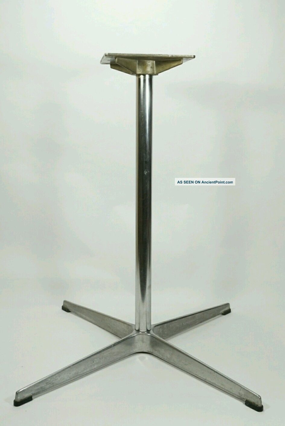 Vtg Danish Modern Fritz Hansen Arne Jacobsen Side Table Base - (10) Available Mid-Century Modernism photo