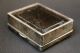 Japanese Etched Gold,  Sterling,  And Oak Lined Dresser Jewelry Box Boxes photo 7